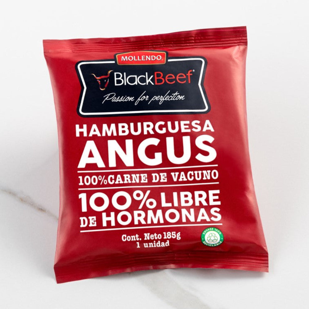 Caja Hamburguesa Blackbeef 185 grs